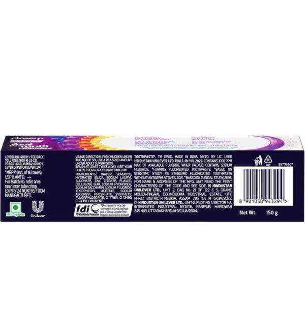 Closeup Complete Fresh Multi Vitamin Toothpaste 160 gr Purple Color Close Up Adult Toothpaste Anti Bacterial - Image 2
