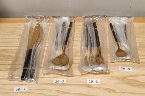Table Fork Black Slim Stainless Steel 6pCS Pack: Item Code:(29-3):