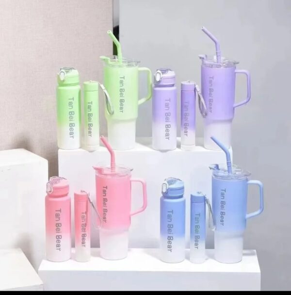 Trendy Trio Refresh Tumblers-3 pcs Bottle Set - Image 2