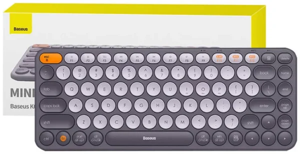 Keyboard Baseus K01A Wireless Tri-Mode Keyboard Frosted Grey - Image 4
