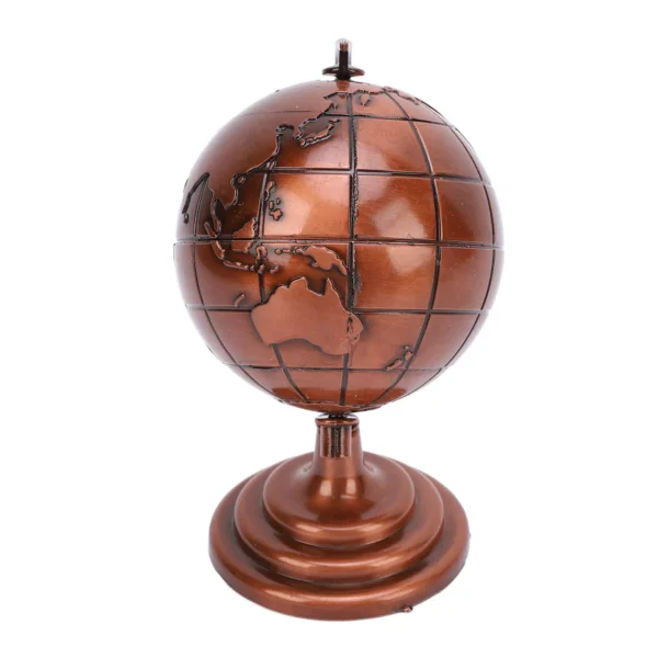 Smooth Texture Wear-resistant Vintage Style Mini Political Globe for Office - Image 2