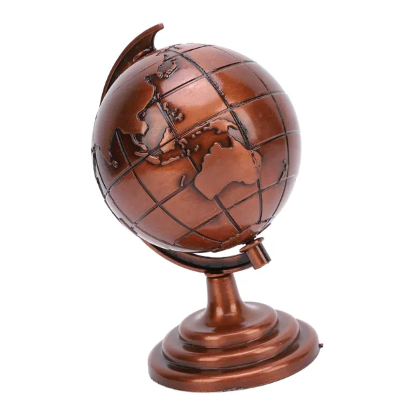 Smooth Texture Wear-resistant Vintage Style Mini Political Globe for Office - Image 3