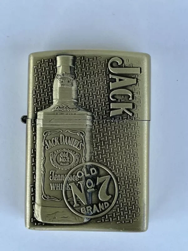 Creative butane inflatable windproof lighter straight to flame creative metal zinc alloy embossed turbine cigarette lighter - Image 6