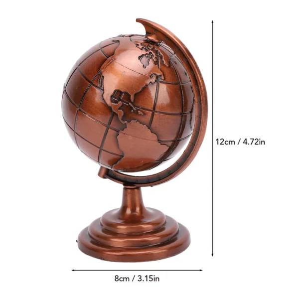 Smooth Texture Wear-resistant Vintage Style Mini Political Globe for Office - Image 4