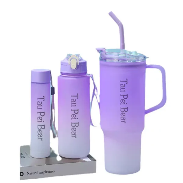 Trendy Trio Refresh Tumblers-3 pcs Bottle Set - Image 3
