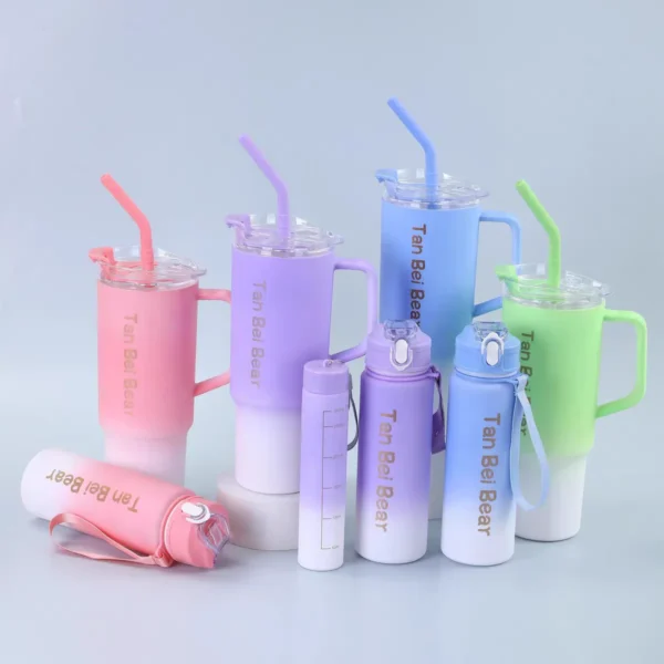 Trendy Trio Refresh Tumblers-3 pcs Bottle Set - Image 6