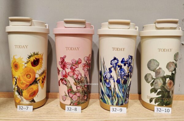 Impression Coffee TUMBLER Vacuum Insulated Stainless Steel  – 528ml (4 Colors and Designs)(Item Code:32-7),(Item Code:32-8),(Item Code:9),(Item Code:10):