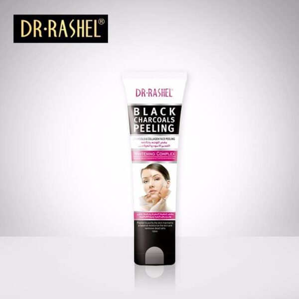 Dr.Rashel Black Charcoal Peeling Charcoals and Collagen Face Peeling 100 ml. - Image 4