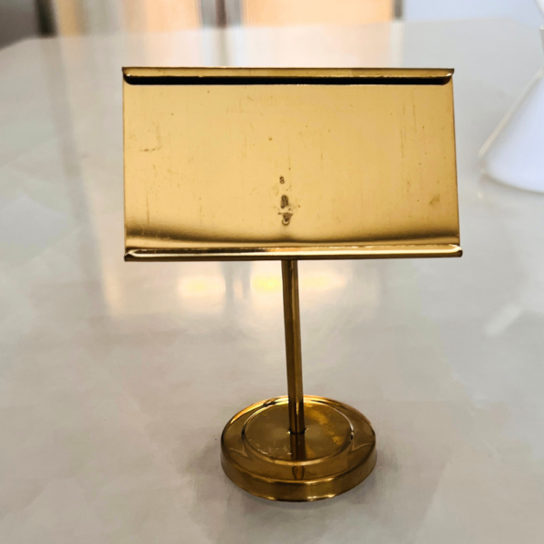 Hotel Buffet Label Rack, Price Tag Display Stand, Food Sign Holder, Desk Sign Stand. - Image 6