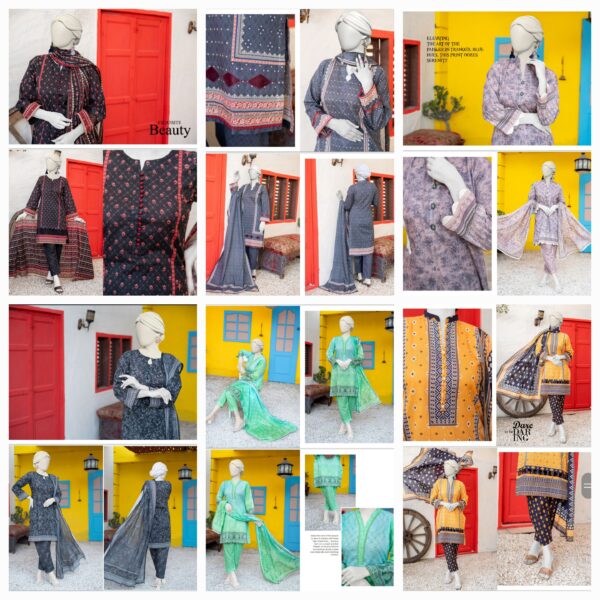 HAYA CITY TEXTILE BY BRAND'S LOVER UNSTITCHED LAWN 3PC SUIT NEW COLLECTION 2025