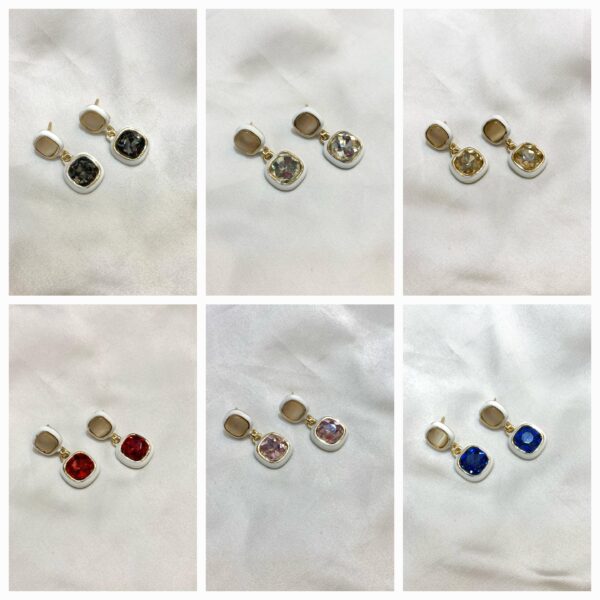 China Earring Drop Earrings with Stud on Top by Fancy unique jewelry