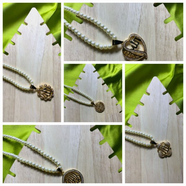 Calligraphy Pendent With Mala