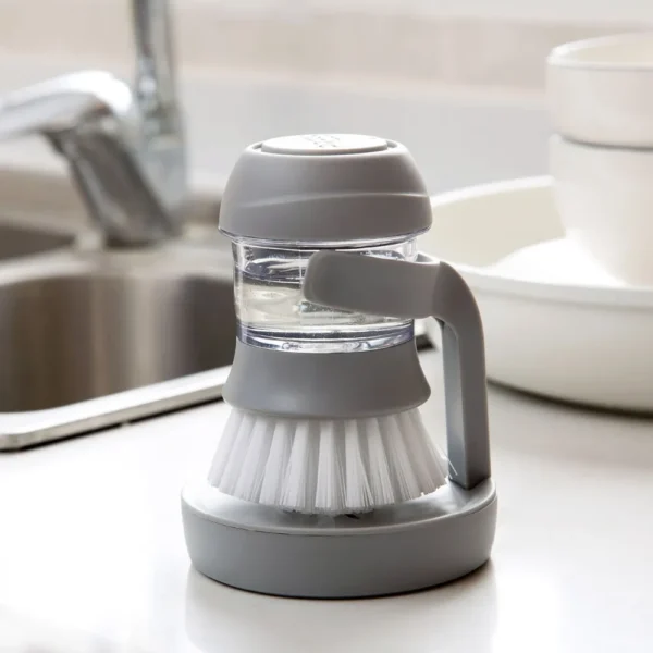 Cleaning Pot Brush - Automatic Non-Stick Oil Cleaning Brush