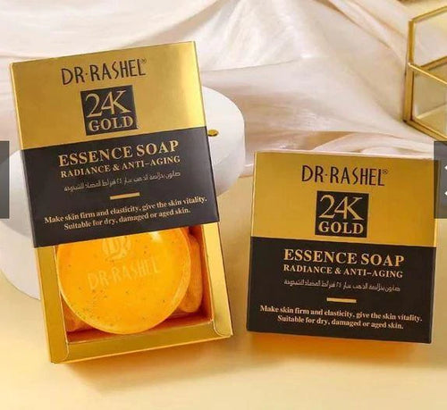 Dr.Rashel 24K Gold Radiance and Anti Aging Essence Soap 100 g. - Image 2