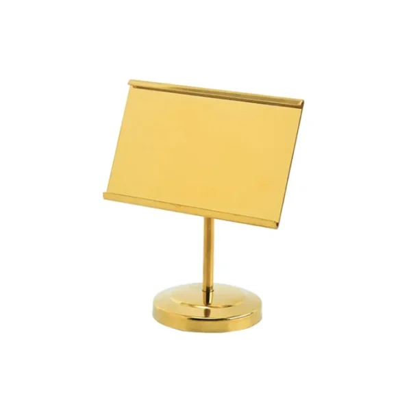 Hotel Buffet Label Rack, Price Tag Display Stand, Food Sign Holder, Desk Sign Stand. - Image 3