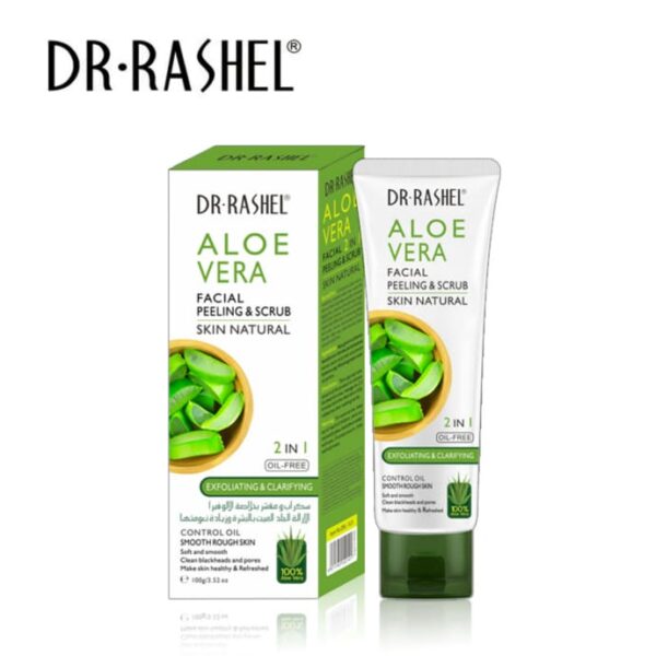 Dr.Rashel Aloe Vera 2 in 1 Facial Peeling and Scrub 100 ml. - Image 3