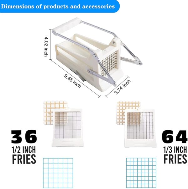 Professional Stainless Steel Potato Cutter - Image 2