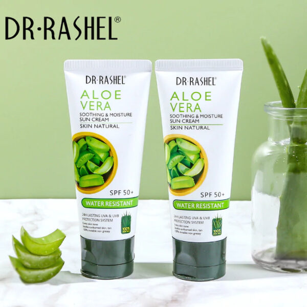 Dr.Rashel Aloe Vera Soothing and Moisture Sun Cream SPF 50+, 60 g. - Image 2