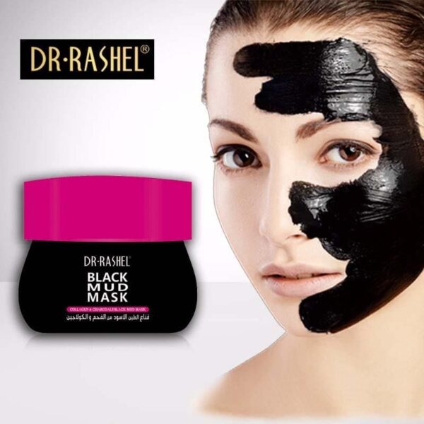 Dr.Rashel Collagen Charcoal Black Mud Mask Whitening 60 ml. - Image 7