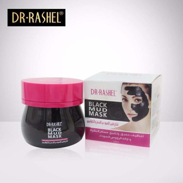 Dr.Rashel Collagen Charcoal Black Mud Mask Whitening 60 ml. - Image 5