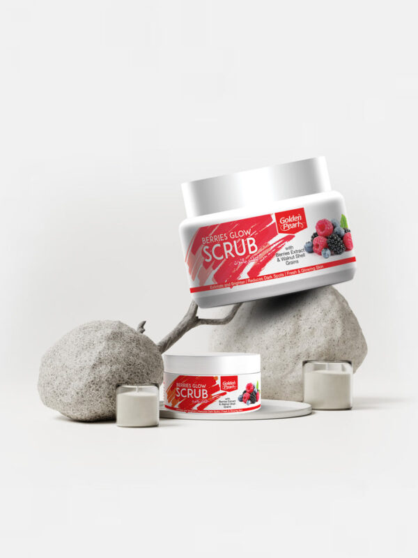 Golden Pearl Berries Glow Facial Scrub 250 ML. - Image 4