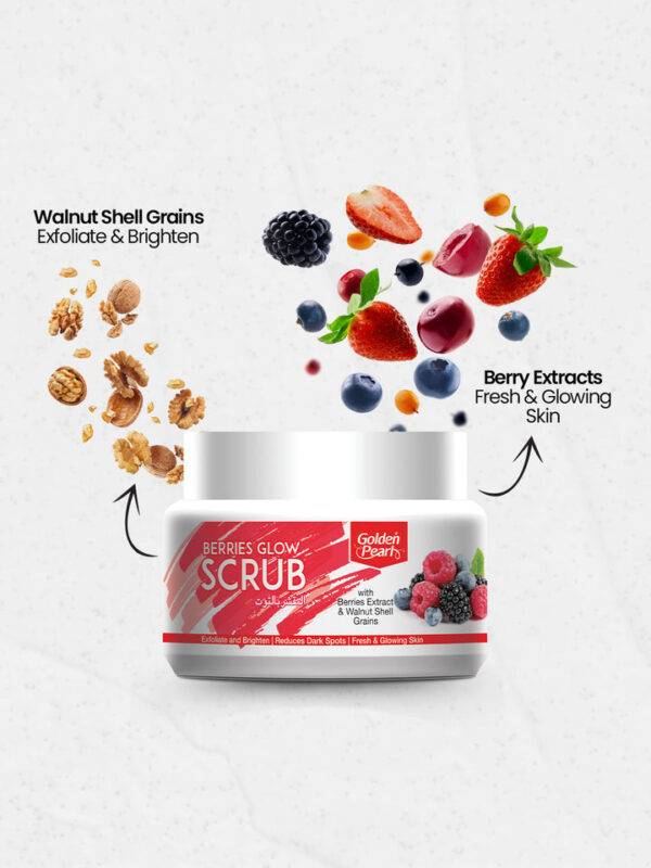 Golden Pearl Berries Glow Facial Scrub 250 ML. - Image 5