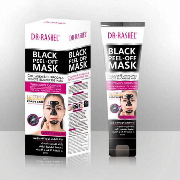 Dr.Rashel Black Mask Nose Blackhead Acne Remover Peel Off Facial Mask 60 Ml.