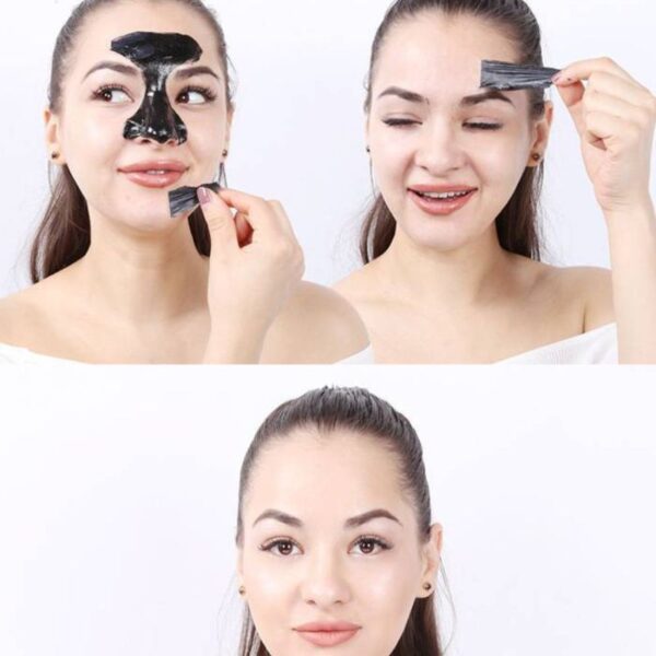 Dr.Rashel Black Peel-Off Mask Collagen & Charcoals Remove Blackheads Mask Set 100 ml. - Image 5