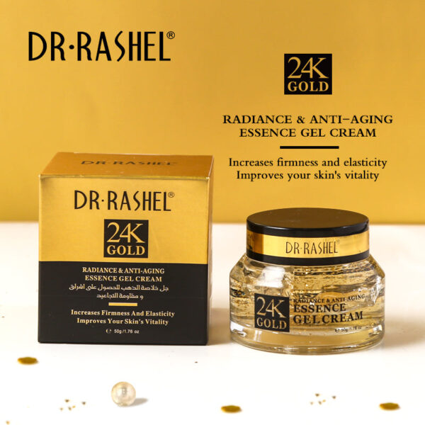 Dr.Rashel 24K Gold Radiance and Anti Aging Essence Gel Cream 50 g. - Image 2