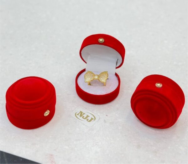 Elegant Velvet Fancy Ring box 12 pc - Image 5
