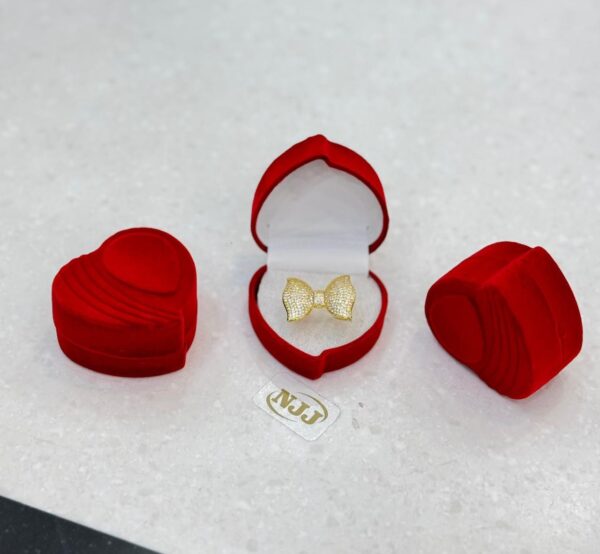 Elegant Velvet Fancy Ring box 12 pc - Image 2