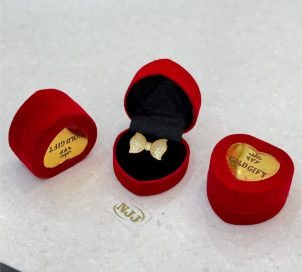 Red Velvet Fancy Ring box 12 pc - Image 3