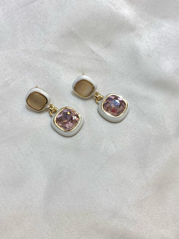 China Earring Drop Earrings with Stud on Top by Fancy unique jewelry - Image 3