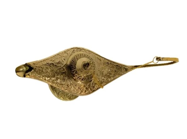 Brass Made Premium Aladdin Lamp Golden - Image 5