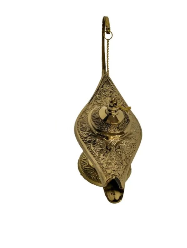 Brass Made Premium Aladdin Lamp Golden - Image 4