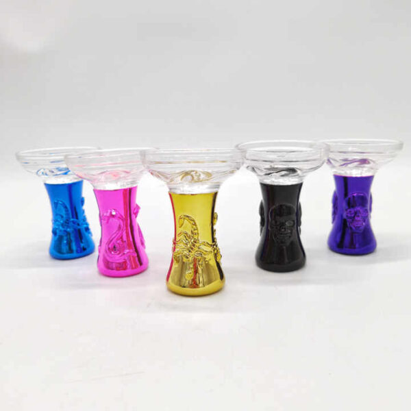 High Quality Popular Style Custom clear Look, Hookah Bowl Resin Shisha Bowls, High Temperature Resistance Glass, Smoking Accessories. - Image 4