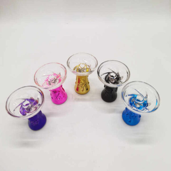 High Quality Popular Style Custom clear Look, Hookah Bowl Resin Shisha Bowls, High Temperature Resistance Glass, Smoking Accessories. - Image 2