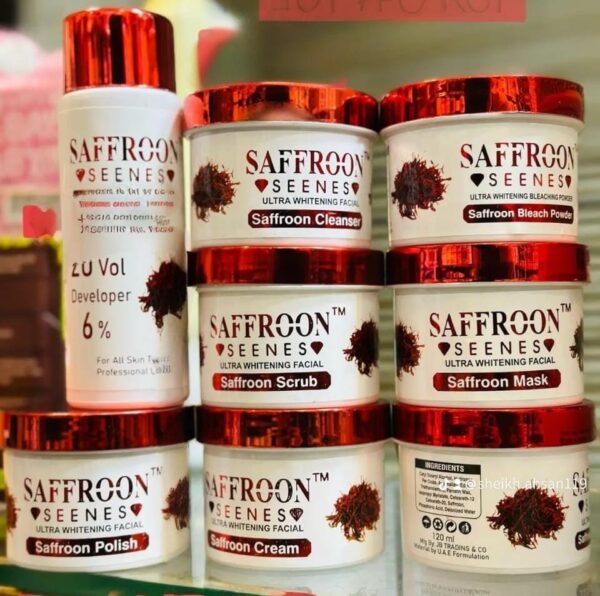 SAFFROON SEENES ULTRA WHITING FACIAL WITH SKIN POLICH