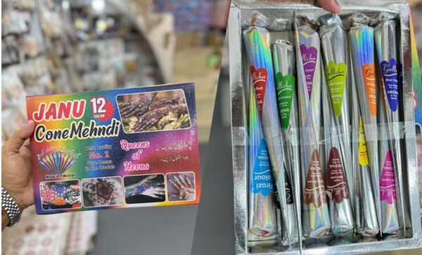 Janu Cone Mehndi Pack of 12