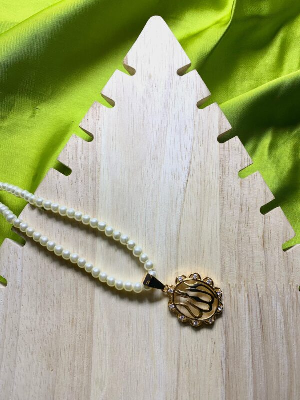Calligraphy Pendent With Mala - Image 6
