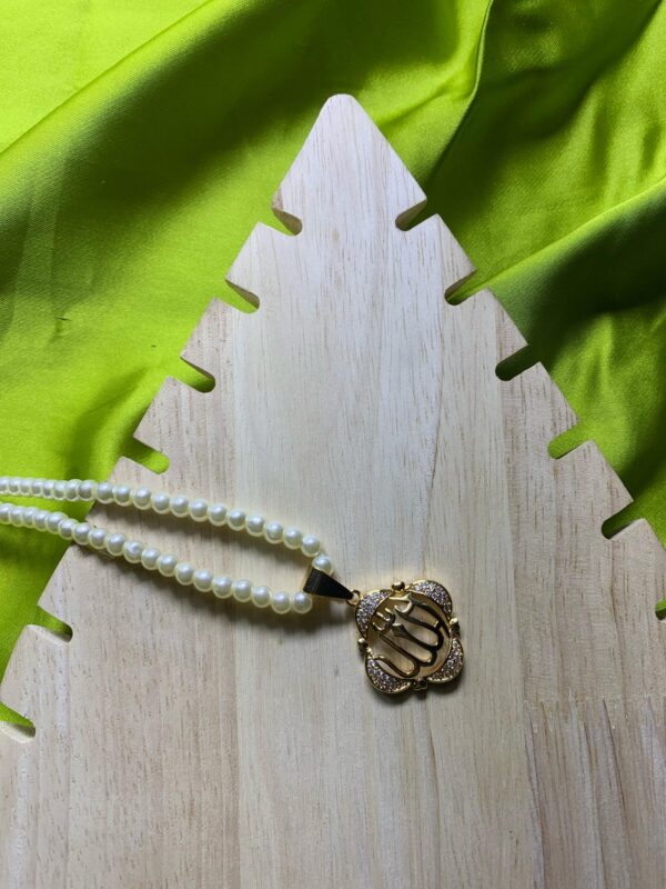 Calligraphy Pendent With Mala - Image 5