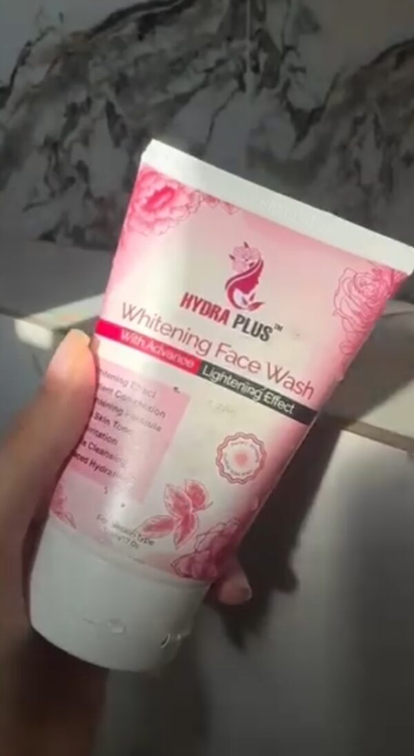 Hydra Plus Whitening Face Wash With Advance Lightening Effect.