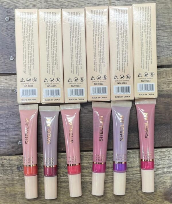 SHEGLAM Pout Pillow Cushion Lip Gloss, Stunning Shades (Set Of 6). - Image 2