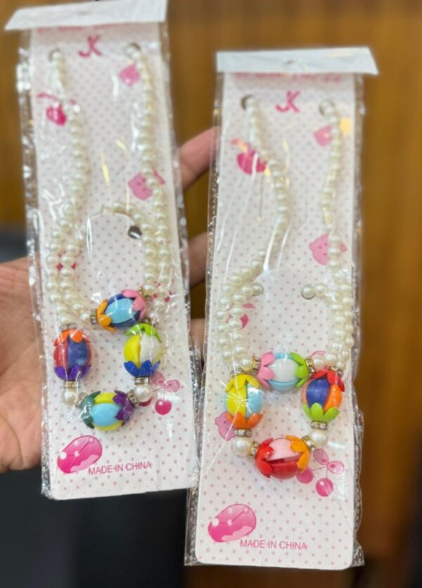 Beautiful Barbie Necklace and Bracelet set for girls, Perfect gift for kids (Set Of 12). - Image 5