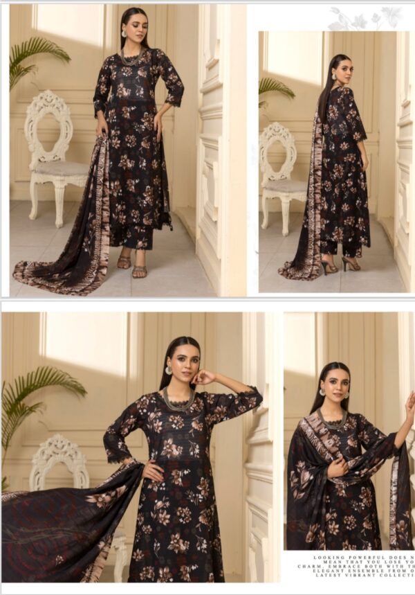 SUB RANG BY PALWASHA VOL 01 BY AREEBA ARTS UNSTITCHED 3PC SUIT NEW COLLECTION 2025 - Image 2