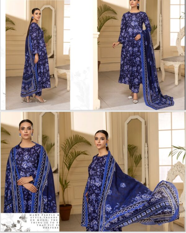SUB RANG BY PALWASHA VOL 01 BY AREEBA ARTS UNSTITCHED 3PC SUIT NEW COLLECTION 2025 - Image 7