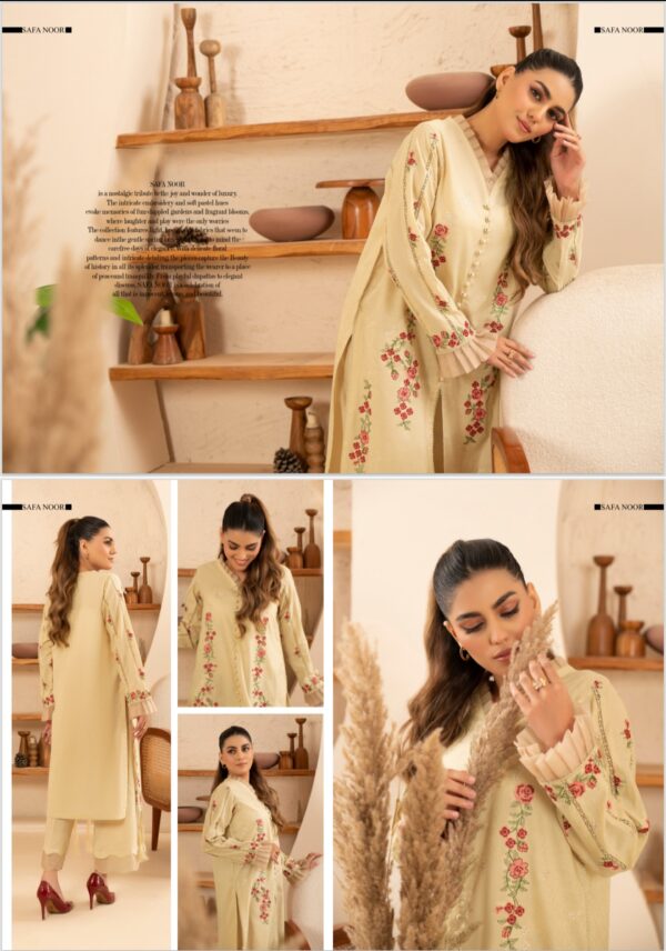 MAAHA BY SAFA NOOR UNSTITCHED 2 PC LAWN SUIT COLLECTION 2025 - Image 11