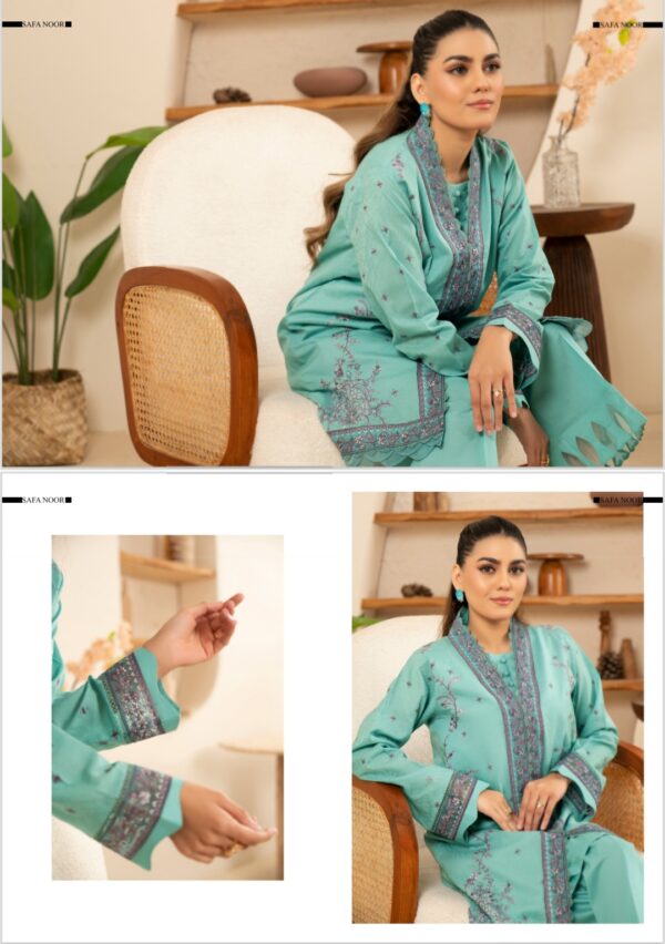 MAAHA BY SAFA NOOR UNSTITCHED 2 PC LAWN SUIT COLLECTION 2025 - Image 8