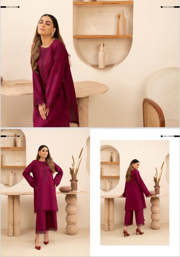 MAAHA BY SAFA NOOR UNSTITCHED 2 PC LAWN SUIT COLLECTION 2025 - Image 10