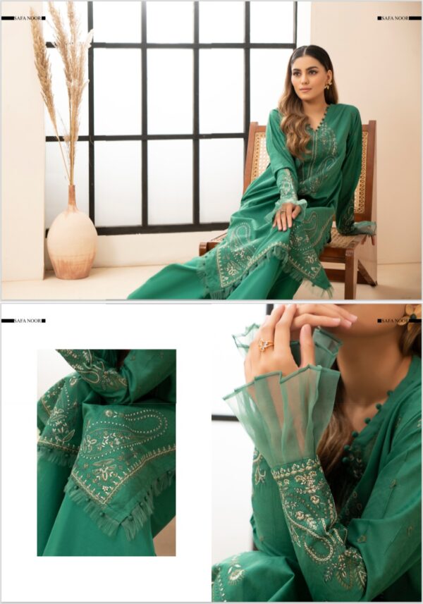 MAAHA BY SAFA NOOR UNSTITCHED 2 PC LAWN SUIT COLLECTION 2025 - Image 7